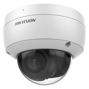 Hikvision cámara de seguridad IP Exterior modelo DS-2CD2183G2-IU con resolución 3840 x 2160 píxeles y micrófono incorporado. SKU: DS-2CD2183G2-IU(2.8mm)