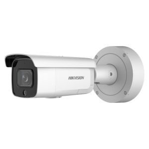 Cámara de seguridad bala Hikvision DS-2CD2646G2-IZSU/SL(2.8-12mm)(C) con resolución de 2688 x 1520 pixeles, montable en techo o pared