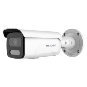 Imagen de la cámara de seguridad IP Hikvision DS-2CD2T47G2-LSU/SL con resolución de 2688 x 1520 pixeles, montada en techo o pared, SKU DS-2CD2T47G2-LSU/SL(2.8mm)(C)