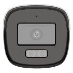 Cámara de seguridad IP Hikvision Turbo HD con ColorVu, modelo DS-2CE12DF3T-LFS(2.8mm), con resolución de 1920 x 1080 píxeles, para uso interior y exterior, montada en la pared.