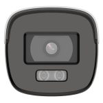 Cámara de seguridad IP Hikvision Turbo HD con ColorVu, modelo DS-2CE12KF3T-LE(2.8mm), resolución de 2960x1665 pixeles, para interior y exterior, montada en la pared.