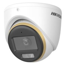 Imagen de la cámara de seguridad Hikvision Turbo HD con ColorVu, modelo DS-2CE70DF3T-LMFS(2.8mm), para interior y exterior. Resolución 1920 x 1080 Pixeles.