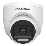 Cámara de seguridad CCTV de Hikvision, modelo DS-2CE76D0T-LPFS con resolución de 1920x1080 pixeles, lente de 2.8mm y diseño para montaje en techo