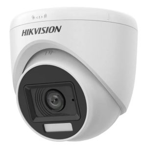 Imagen de la cámara de seguridad Hikvision DS-2CE76K0T-LPFS, con resolución de 2960 x 1665 pixeles y diseño para instalación en techo, SKU DS-2CE76K0T-LPFS(2.8mm)