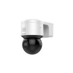 Cámara de seguridad IP Hikvision DS-2DE3A404IWG-E con resolución de 2560 x 1440 Pixeles para interior y exterior, montada en techo.