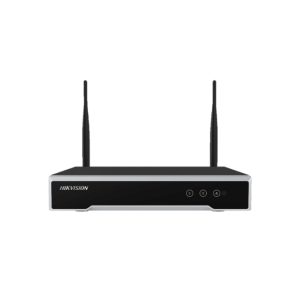 Grabador de video en red Hikvision modelo DS-7108NI-K1/W/M(C) con 8 canales, Wi-Fi y diseño 1U en color negro