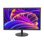 Pantalla para PC de 18.5 pulgadas Hikvision, modelo DS-D5019S0-1P0, resolución HD de 1366 x 768 píxeles, color negro