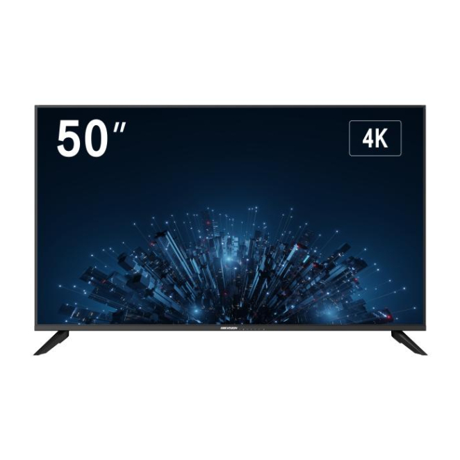 Hikvision pantalla para PC 50'' 4K Ultra HD LED Hikvision DS-D5050U3-1V0S, pantalla para PC de 127 cm 50 pulgadas, resolución 3840 x 2160 Pixeles 4K Ultra HD, color negro