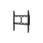 Soporte para pantalla de señalización de Hikvision en color negro, modelo DS-DM4255W, ideal para pantallas comerciales y de publicidad.