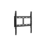 Soporte para pantalla de señalización de Hikvision en color negro, modelo DS-DM4255W, ideal para pantallas comerciales y de publicidad.