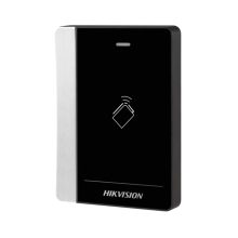 Hikvision lector de control de acceso DS-K1102AM, lector básico de color negro con tecnología avanzada para seguridad y control.
