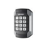 Lector básico de control de acceso Hikvision DS-K1104MK en colores negro y plata. SKU: DS-K1104MK.