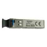 Imagen del módulo transceptor de fibra óptica Hikvision HK-SFP-1.25G-20-1310-DF, con una velocidad de transferencia de 1250 Mbit/s.