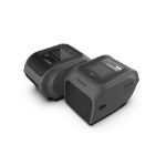 Imagen de la impresora de etiquetas Honeywell PC45T mostrando sus especificaciones clave, transferencia térmica 203 x 203 DPI con conectividad Ethernet, Wifi y Bluetooth. SKU: PC45T020000200