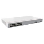 Huawei eKit de la serie S110, modelo S110-16LP2SR, switch no administrado L2 Gigabit Ethernet con PoE, tamaño 1U, color gris. SKU: 98012197