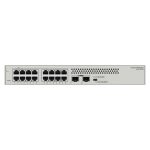 Imagen del switch HUAWEI eKit S110 Series S110-16T2S, no administrado, L2 Gigabit Ethernet (10/100/1000) en color gris con SKU 98012200