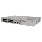 Imagen del switch HUAWEI eKit S110 Series S110-16T2S, no administrado, L2 Gigabit Ethernet (10/100/1000) en color gris con SKU 98012200