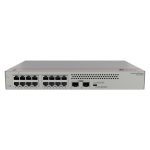 Imagen del switch HUAWEI eKit S110 Series S110-16T2S, no administrado, L2 Gigabit Ethernet (10/100/1000) en color gris con SKU 98012200