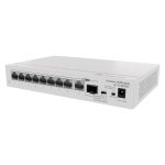 Switch HUAWEI eKit S110 Serie S110-8P2ST, no administrado L2, Gigabit Ethernet con PoE, color gris. SKU: 98012269