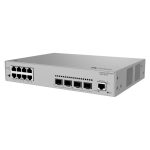 Imagen del switch HUAWEI eKit S220 Series S220-8T4S, un dispositivo gestionado L2 Gigabit Ethernet de 1U en color gris. SKU 98012551