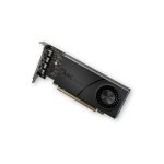 Vista de la tarjeta gráfica Intel Arc Pro A40 con 6 GB de memoria GDDR6, SKU 23P6PA00BA10P