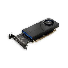 Vista de la tarjeta gráfica Intel Arc Pro A40 con 6 GB de memoria GDDR6, SKU 23P6PA00BA10P