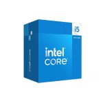 Imagen del procesador Intel Core i5-14400 con 20 MB Smart Cache en su caja, SKU BX8071514400