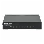 Intellinet Switch de Escritorio Gigabit Ethernet de 8 puertos, SKU 530347. Ideal para redes de alta velocidad.