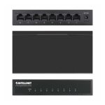 Intellinet Switch de Escritorio Gigabit Ethernet de 8 puertos, SKU 530347. Ideal para redes de alta velocidad.