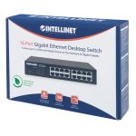 Switch No Administrado Intellinet 561068 L2 Gigabit Ethernet, 1U, en color negro