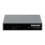 Intellinet Switch PoE-Powered 5x Gigabit Ethernet de 10/100/1000 Mbps, SKU 561082, color negro