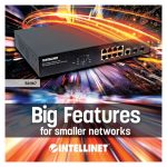 Switch gestionado Intellinet 561167 Gigabit Ethernet (10/100/1000) con Energía sobre Ethernet (PoE) en color negro