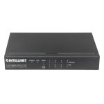 Intellinet switch Gigabit Ethernet modelo 561174, compatible con PoE, color negro