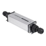 Imagen del Intellinet adaptador e inyector de PoE, modelo 561211, diseñado para proveer energía a través de Ethernet