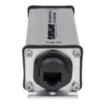 Imagen del Intellinet adaptador e inyector de PoE, modelo 561211, diseñado para proveer energía a través de Ethernet