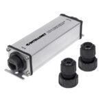 Imagen del Intellinet adaptador e inyector de PoE, modelo 561211, diseñado para proveer energía a través de Ethernet