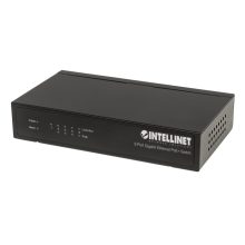 Intellinet 561228 switch no administrado Gigabit Ethernet (10/100/1000) con Energía sobre Ethernet (PoE) en color negro