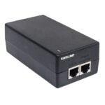 Intellinet adaptador e inyector de PoE Gigabit Ethernet 48 V, SKU 561235, diseñado para optimizar el rendimiento de redes a gran velocidad