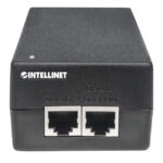 Intellinet adaptador e inyector de PoE Gigabit Ethernet 48 V, SKU 561235, diseñado para optimizar el rendimiento de redes a gran velocidad
