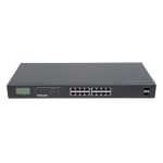 Switch no administrado Intellinet con Gigabit Ethernet a 10/100/1000 Mbps y energía sobre Ethernet (PoE) en color negro, SKU 561259