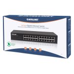 Intellinet 561273 switch Gigabit Ethernet 10/100/1000 negro compacto con varias puertos de conexión