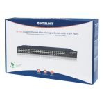 Switch gestionado L2 Intellinet 561334 con Gigabit Ethernet (10/100/1000) en color negro