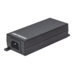 Imagen del Intellinet 561518, un adaptador e inyector de PoE con soporte para Gigabit Ethernet, ideal para una conectividad de red rápida y eficiente.