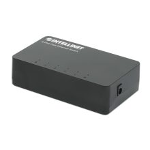 Switch Intellinet modelo 561723, cuenta con 5 puertos y ofrece alta velocidad para redes eficientes
