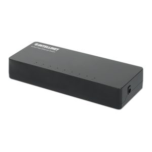 Intellinet switch Fast Ethernet negro con velocidad de 10/100 Mbps, SKU 561730