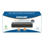 Intellinet switch Fast Ethernet negro con velocidad de 10/100 Mbps, SKU 561730