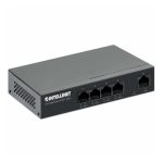 Intellinet Switch Gigabit Ethernet 561792 con soporte para PoE, velocidad de 10/100/1000 Mbps, color negro