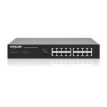 Imagen del switch Intellinet 561815 con conexión Gigabit Ethernet (10/100/1000) en color negro para redes de alta velocidad