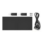 Imagen del switch Intellinet 561815 con conexión Gigabit Ethernet (10/100/1000) en color negro para redes de alta velocidad