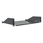 Accesorio de rack de Intellinet, modelo 710954. Un cajón metálico 1U para montaje en bastidores de servidor, ideal para organización de equipos.
